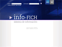 Tablet Screenshot of infofich.unl.edu.ar