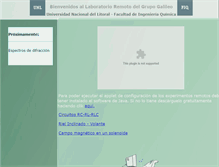 Tablet Screenshot of galileo4.unl.edu.ar